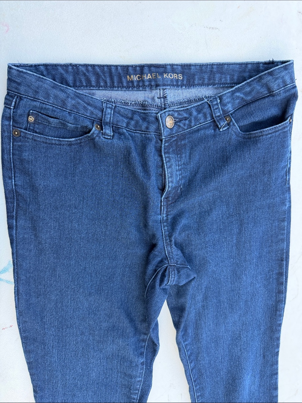 Michael Kors Women’s Dark Blue Stretch Jeans